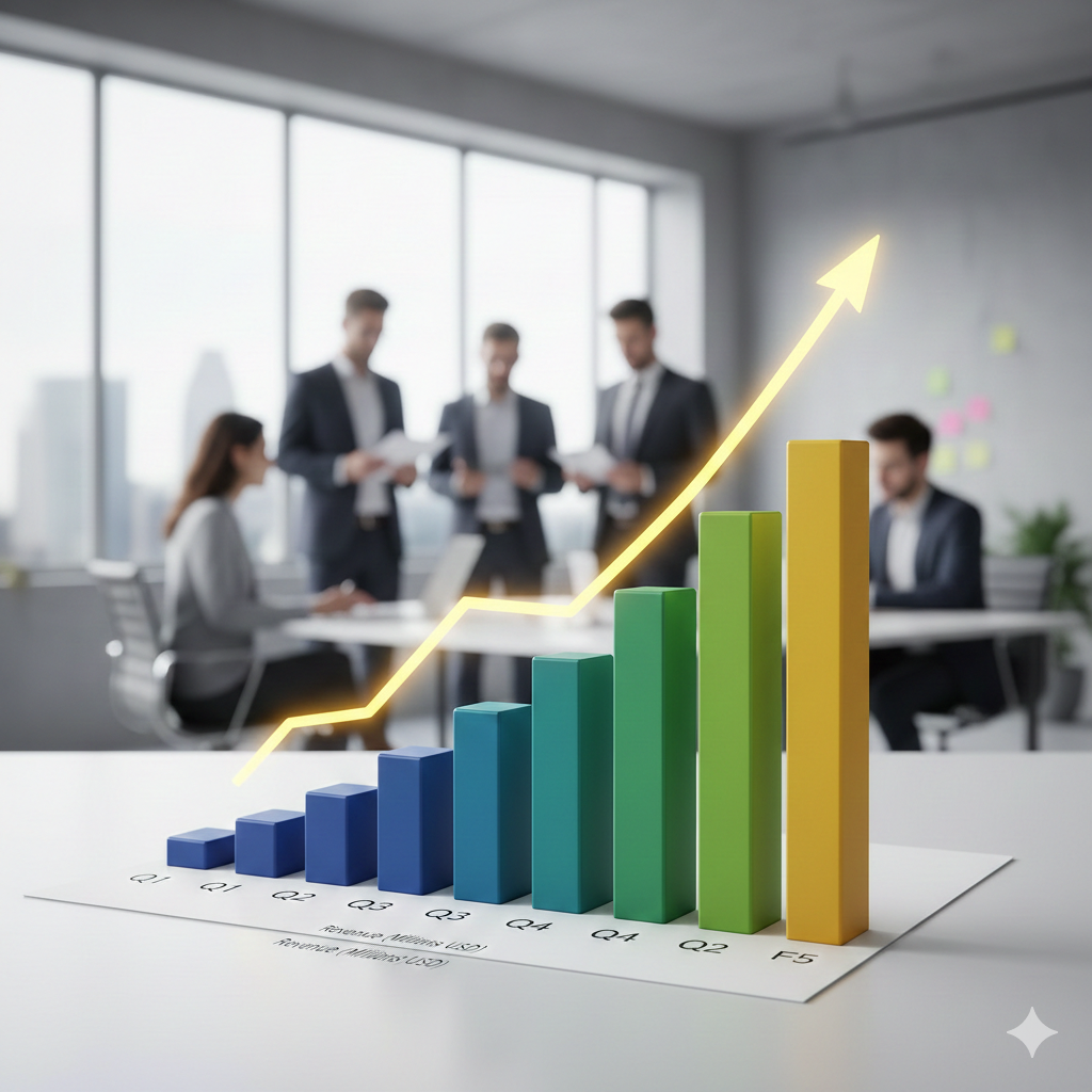 Graph showing educational outcomes and growth